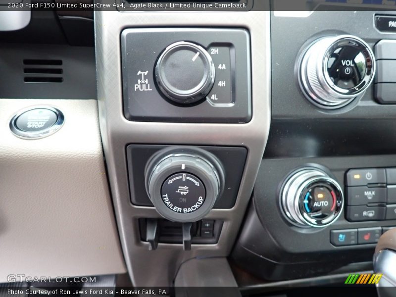 Controls of 2020 F150 Limited SuperCrew 4x4