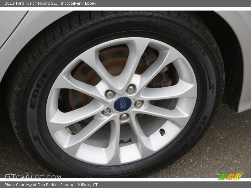 Ingot Silver / Ebony 2019 Ford Fusion Hybrid SEL