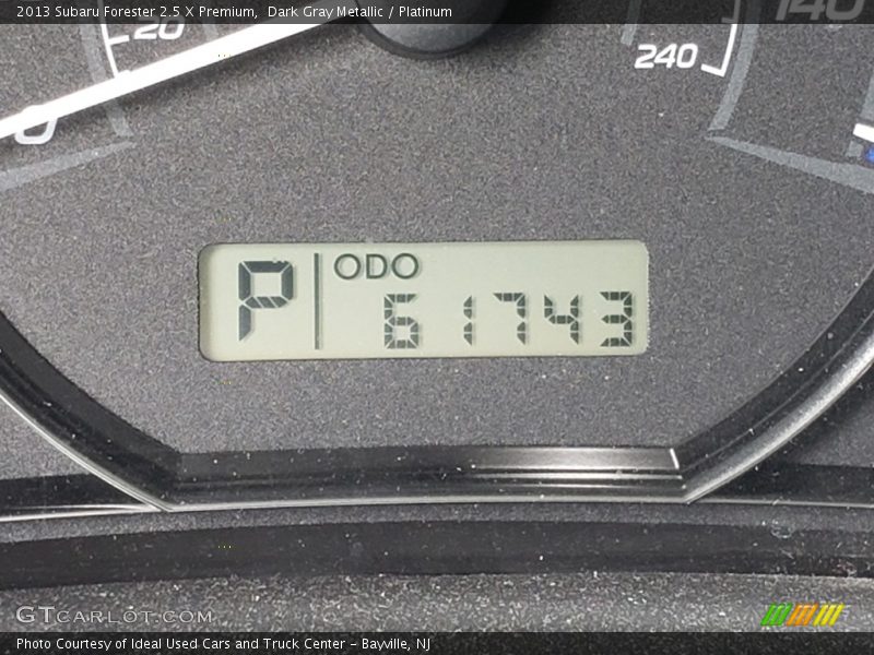Dark Gray Metallic / Platinum 2013 Subaru Forester 2.5 X Premium