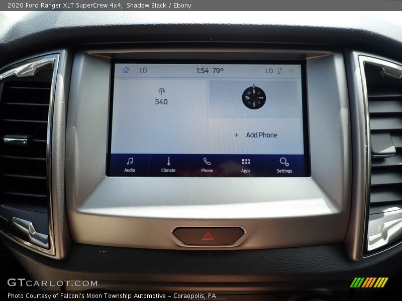 Shadow Black / Ebony 2020 Ford Ranger XLT SuperCrew 4x4