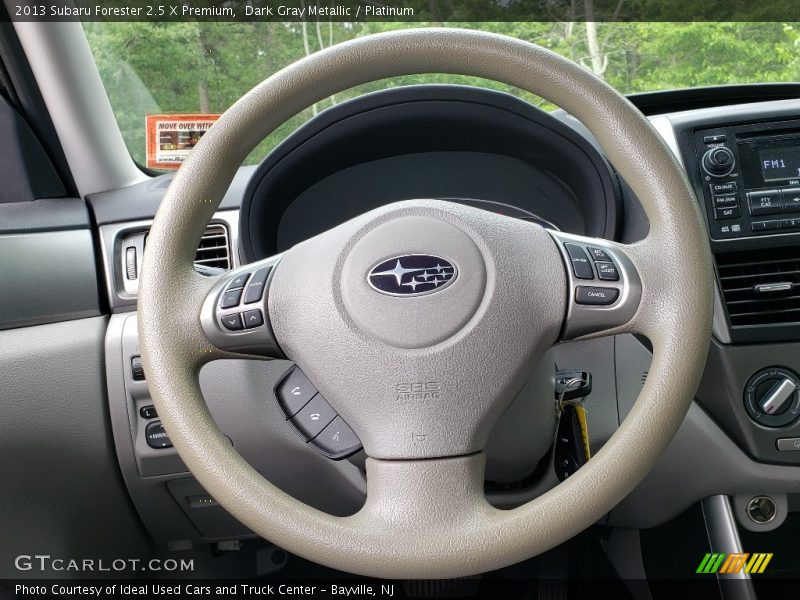 Dark Gray Metallic / Platinum 2013 Subaru Forester 2.5 X Premium