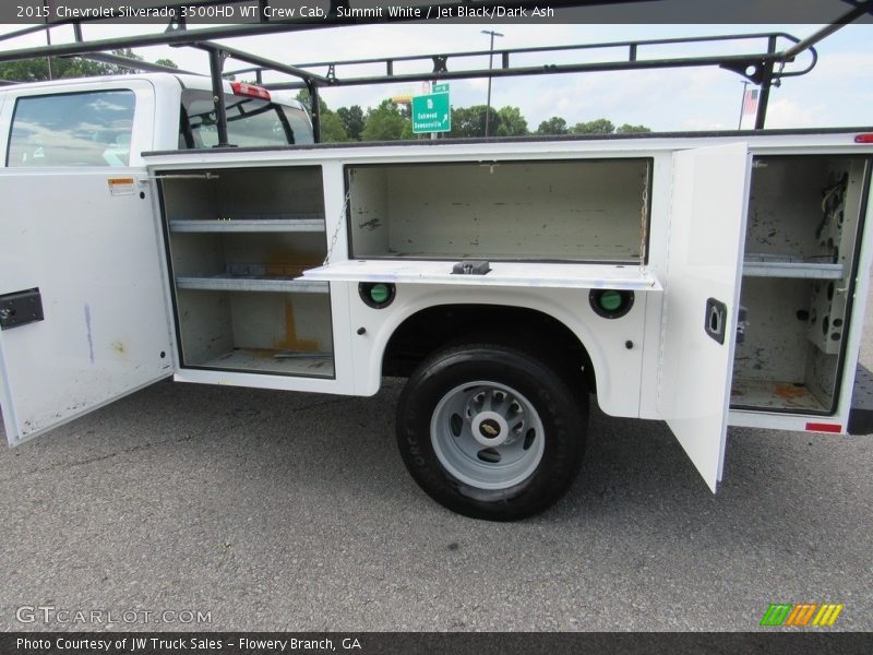 Summit White / Jet Black/Dark Ash 2015 Chevrolet Silverado 3500HD WT Crew Cab