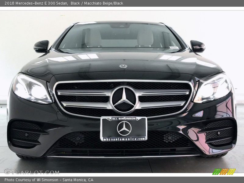 Black / Macchiato Beige/Black 2018 Mercedes-Benz E 300 Sedan