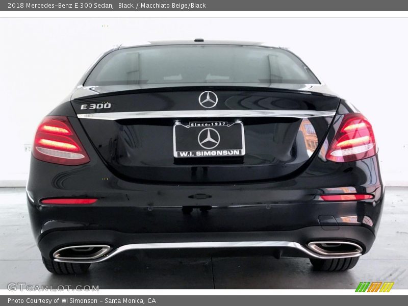Black / Macchiato Beige/Black 2018 Mercedes-Benz E 300 Sedan