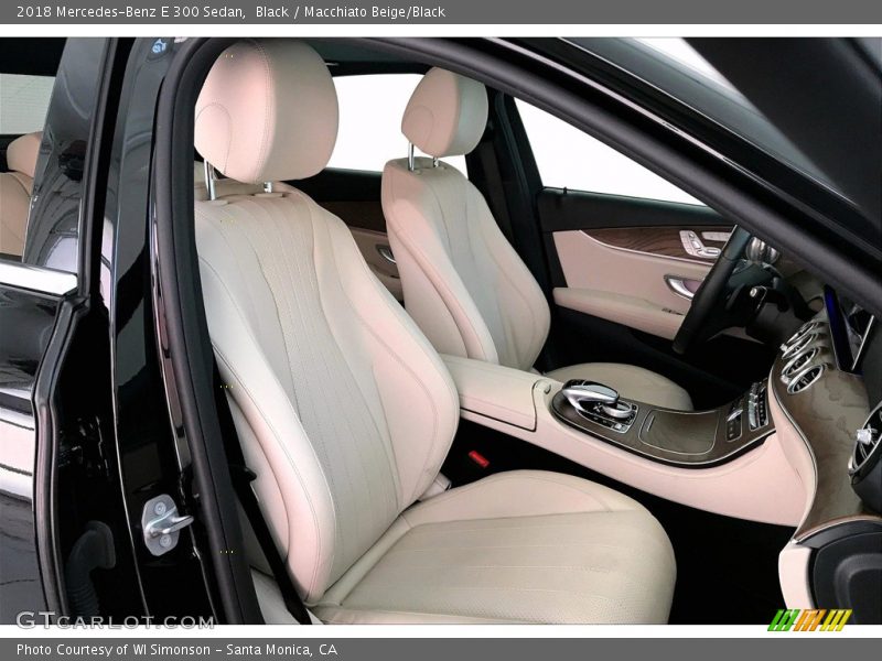 Black / Macchiato Beige/Black 2018 Mercedes-Benz E 300 Sedan