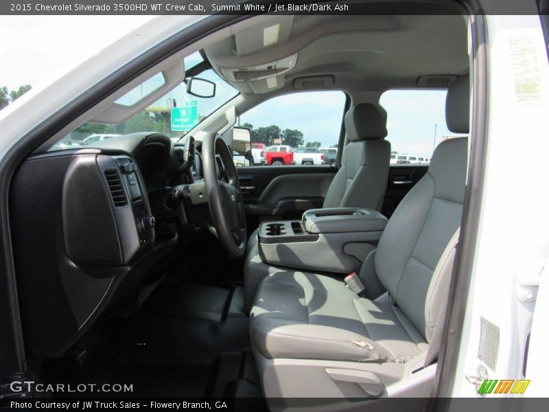 Summit White / Jet Black/Dark Ash 2015 Chevrolet Silverado 3500HD WT Crew Cab