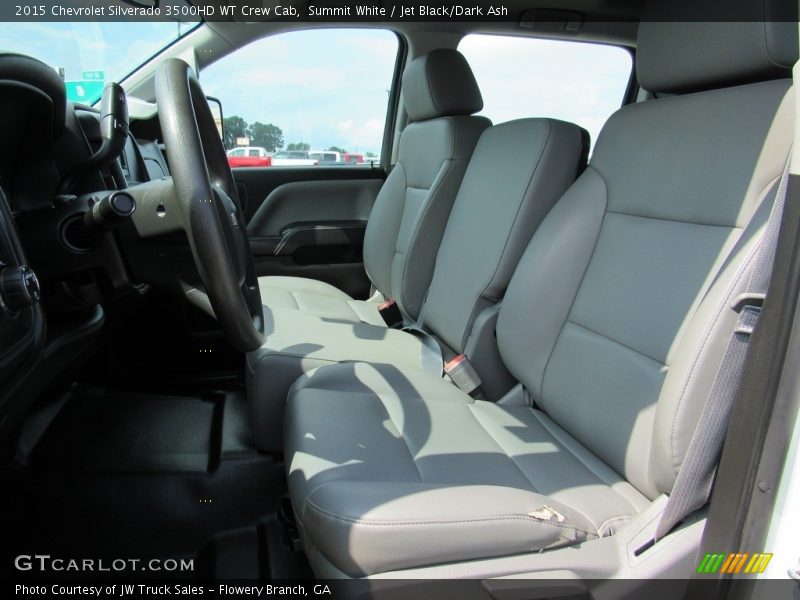 Summit White / Jet Black/Dark Ash 2015 Chevrolet Silverado 3500HD WT Crew Cab