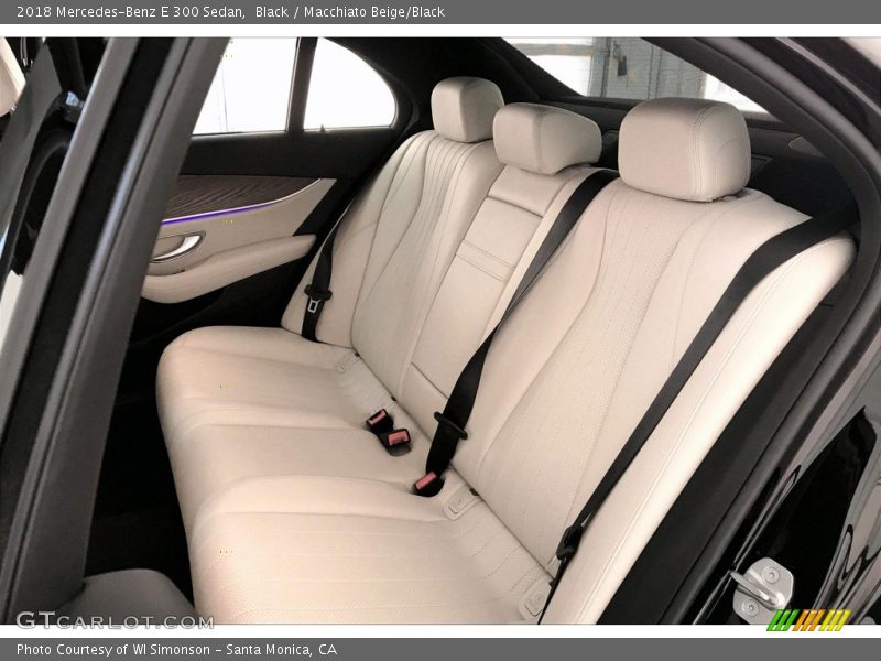Black / Macchiato Beige/Black 2018 Mercedes-Benz E 300 Sedan