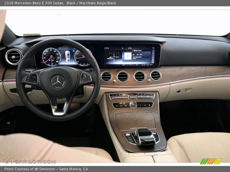 Black / Macchiato Beige/Black 2018 Mercedes-Benz E 300 Sedan