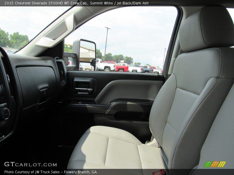 Summit White / Jet Black/Dark Ash 2015 Chevrolet Silverado 3500HD WT Crew Cab