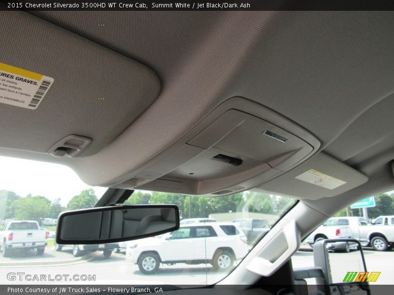 Summit White / Jet Black/Dark Ash 2015 Chevrolet Silverado 3500HD WT Crew Cab