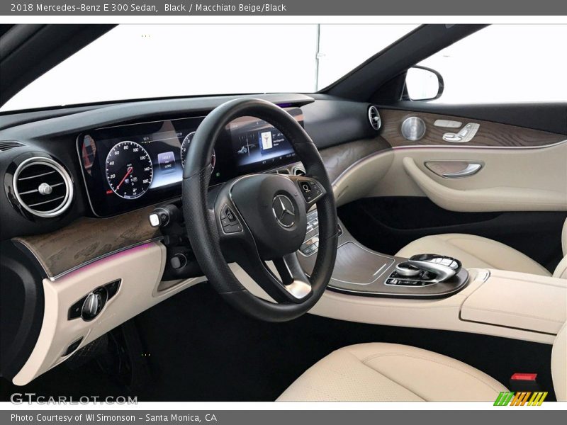 Black / Macchiato Beige/Black 2018 Mercedes-Benz E 300 Sedan