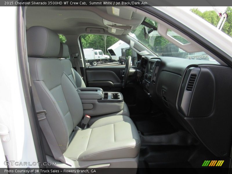Summit White / Jet Black/Dark Ash 2015 Chevrolet Silverado 3500HD WT Crew Cab