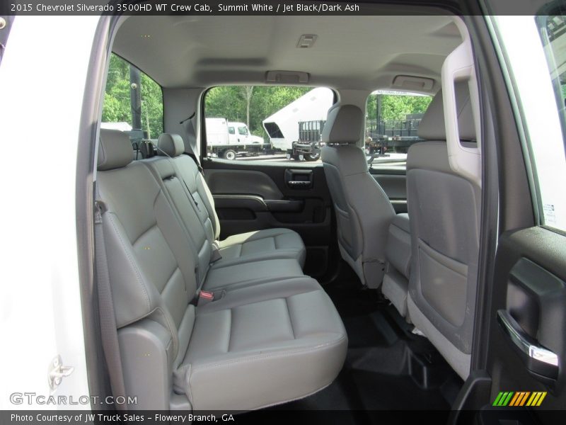 Rear Seat of 2015 Silverado 3500HD WT Crew Cab