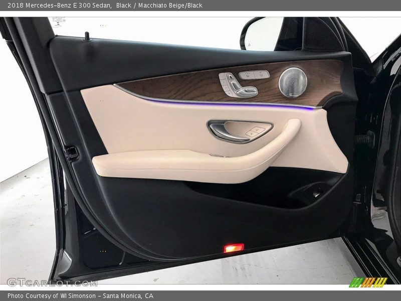Black / Macchiato Beige/Black 2018 Mercedes-Benz E 300 Sedan