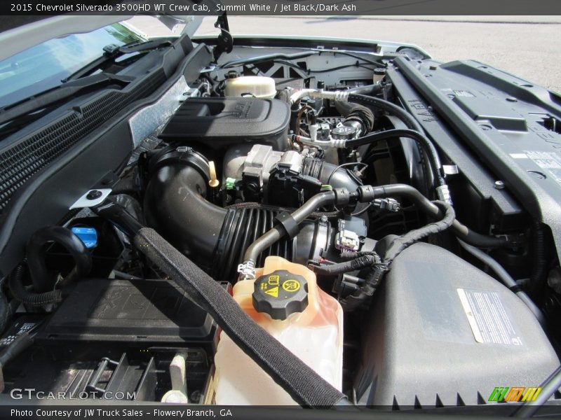 Summit White / Jet Black/Dark Ash 2015 Chevrolet Silverado 3500HD WT Crew Cab
