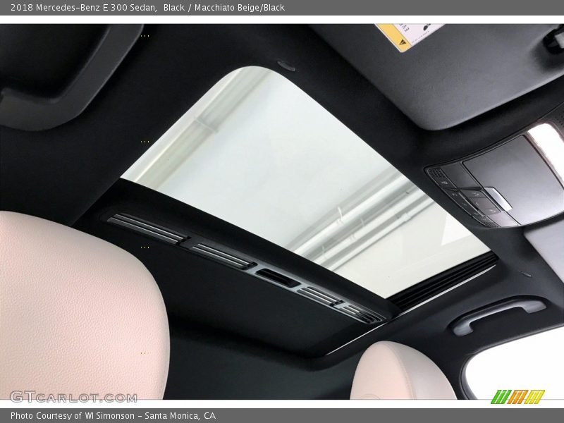 Black / Macchiato Beige/Black 2018 Mercedes-Benz E 300 Sedan