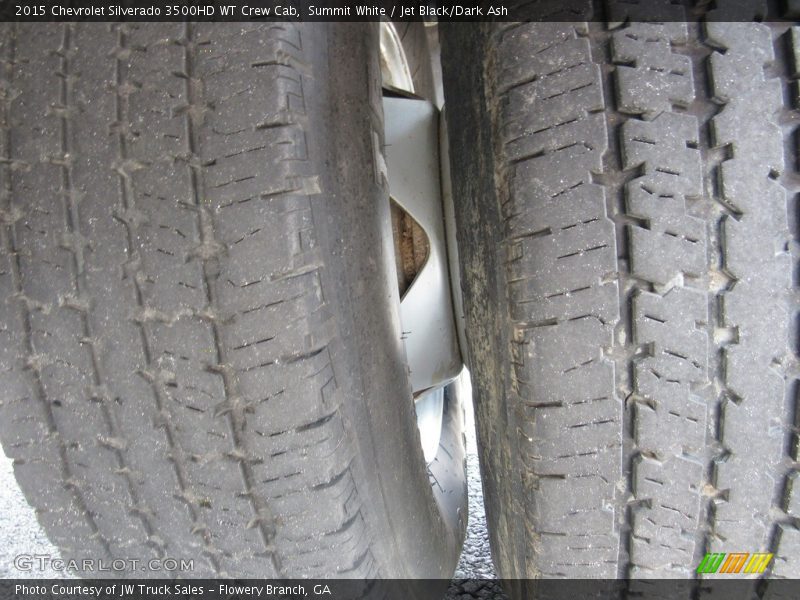 Summit White / Jet Black/Dark Ash 2015 Chevrolet Silverado 3500HD WT Crew Cab