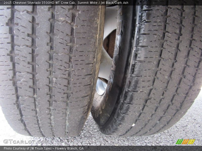Summit White / Jet Black/Dark Ash 2015 Chevrolet Silverado 3500HD WT Crew Cab
