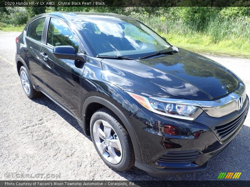 Crystal Black Pearl / Black 2020 Honda HR-V LX AWD