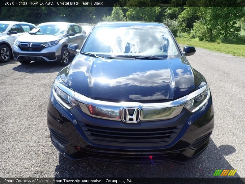 Crystal Black Pearl / Black 2020 Honda HR-V LX AWD