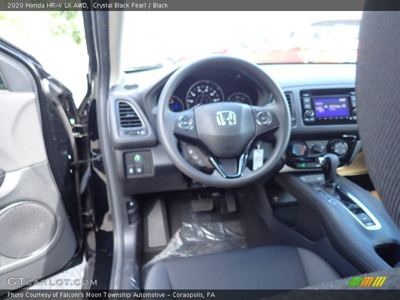 Crystal Black Pearl / Black 2020 Honda HR-V LX AWD