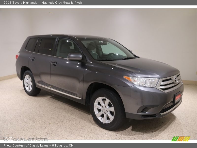Magnetic Gray Metallic / Ash 2013 Toyota Highlander