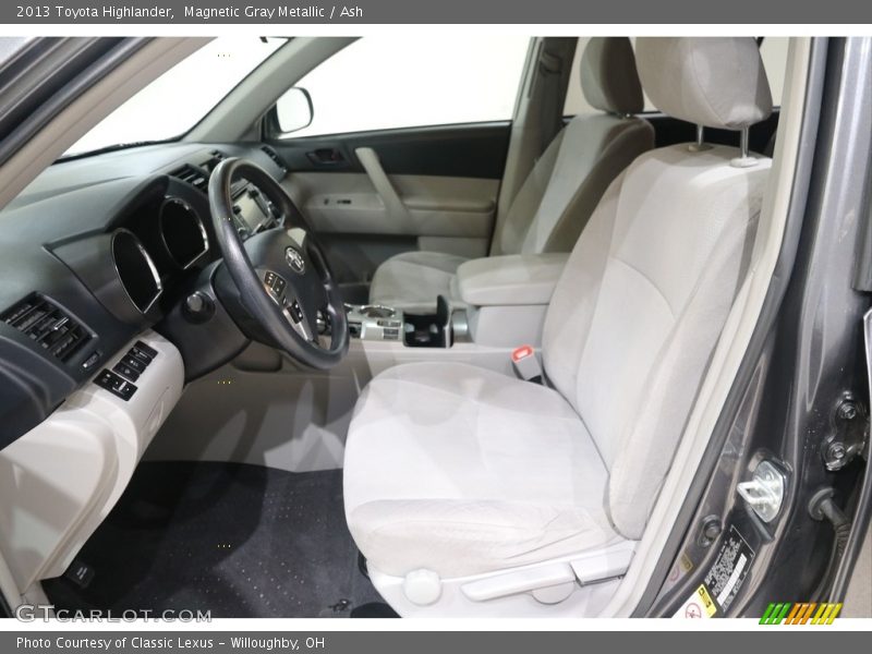 Magnetic Gray Metallic / Ash 2013 Toyota Highlander