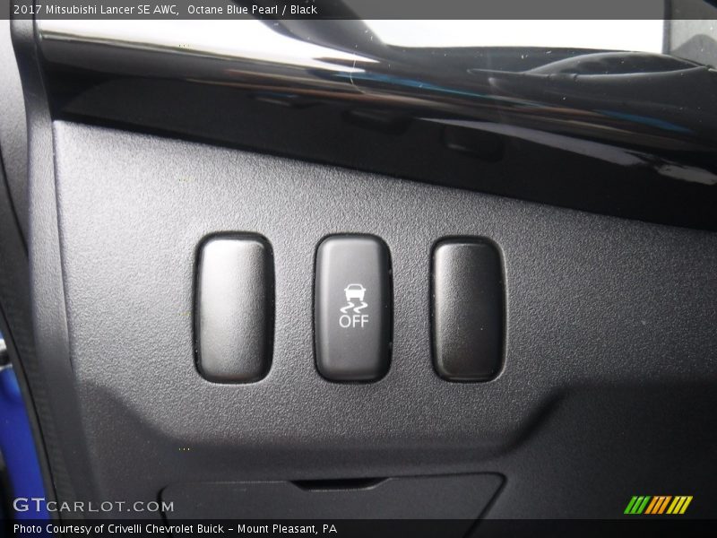 Octane Blue Pearl / Black 2017 Mitsubishi Lancer SE AWC