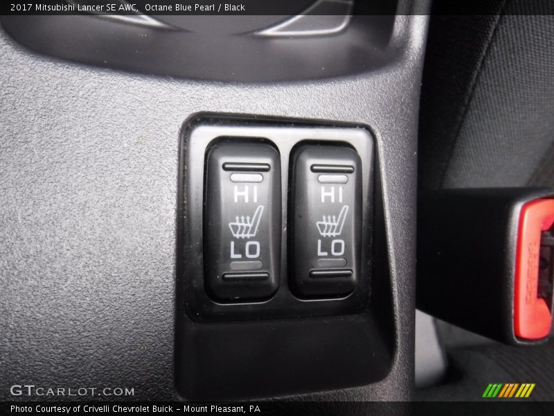 Octane Blue Pearl / Black 2017 Mitsubishi Lancer SE AWC