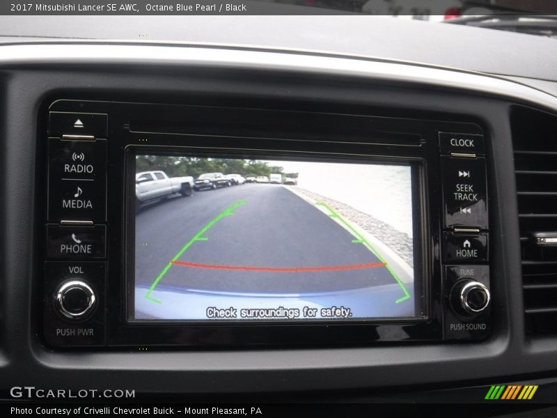 Octane Blue Pearl / Black 2017 Mitsubishi Lancer SE AWC