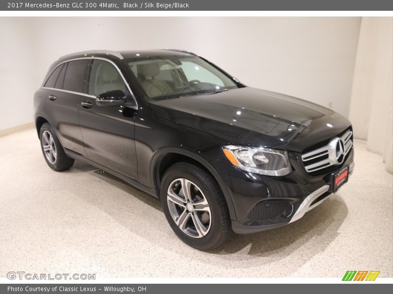Black / Silk Beige/Black 2017 Mercedes-Benz GLC 300 4Matic