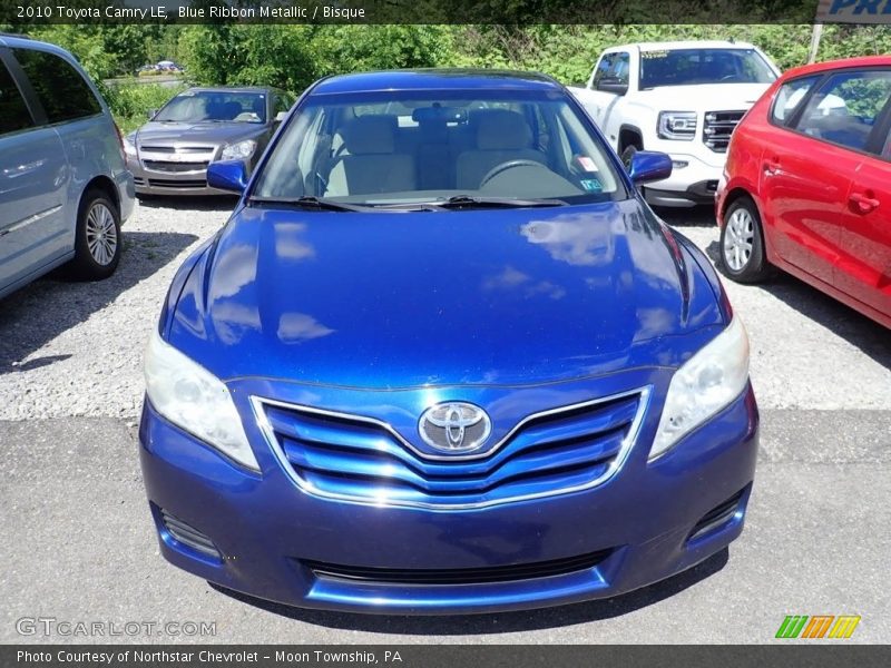 Blue Ribbon Metallic / Bisque 2010 Toyota Camry LE