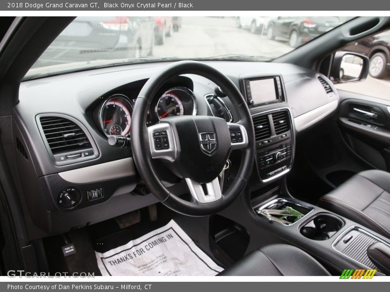 Black Onyx Crystal Pearl / Black 2018 Dodge Grand Caravan GT