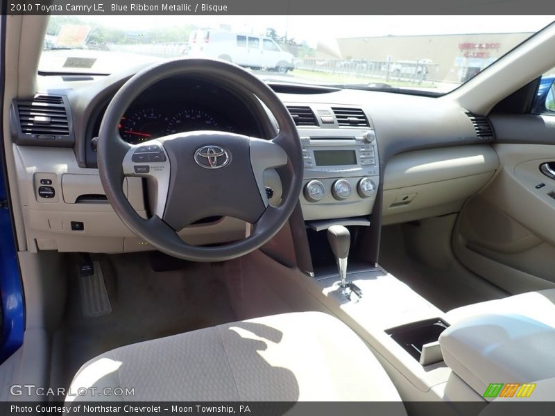 Blue Ribbon Metallic / Bisque 2010 Toyota Camry LE