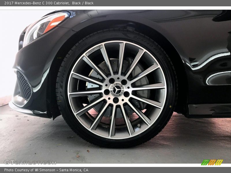Black / Black 2017 Mercedes-Benz C 300 Cabriolet