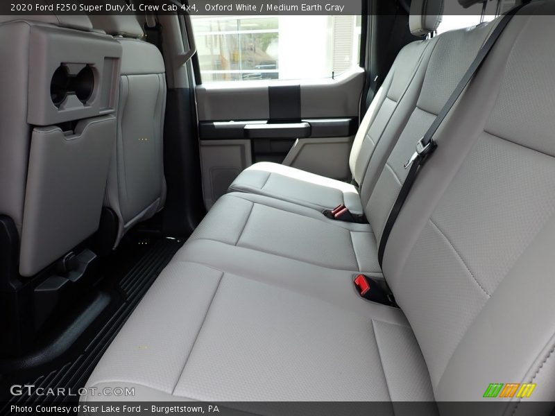 Oxford White / Medium Earth Gray 2020 Ford F250 Super Duty XL Crew Cab 4x4