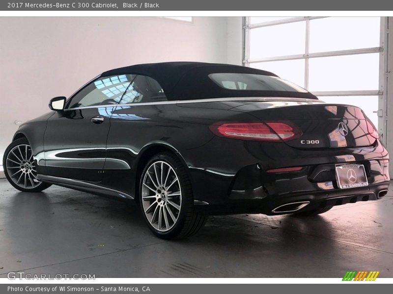 Black / Black 2017 Mercedes-Benz C 300 Cabriolet