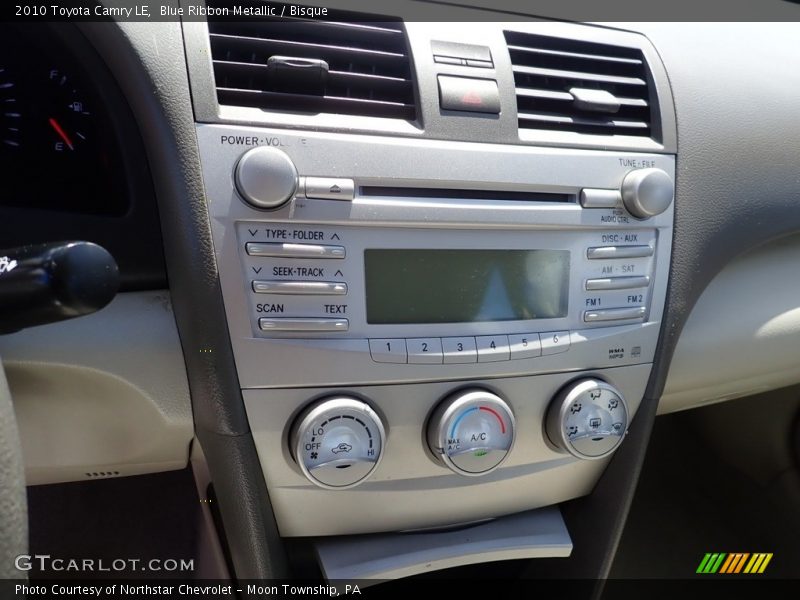 Blue Ribbon Metallic / Bisque 2010 Toyota Camry LE