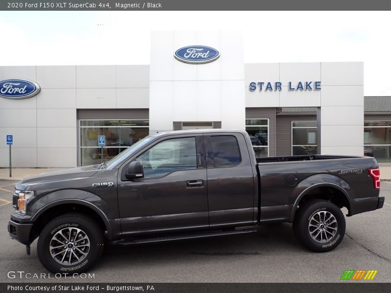Magnetic / Black 2020 Ford F150 XLT SuperCab 4x4