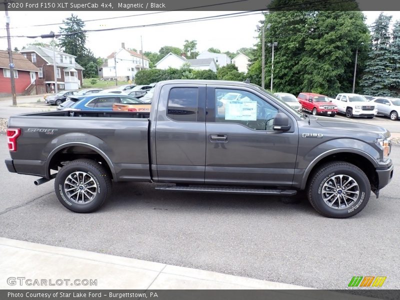 Magnetic / Black 2020 Ford F150 XLT SuperCab 4x4