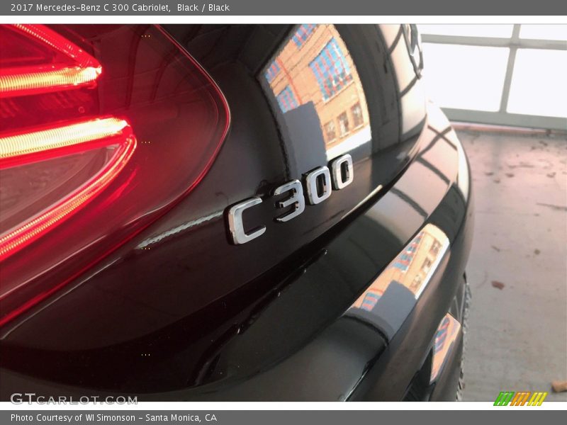 Black / Black 2017 Mercedes-Benz C 300 Cabriolet