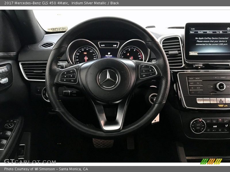 Iridium Silver Metallic / Black 2017 Mercedes-Benz GLS 450 4Matic