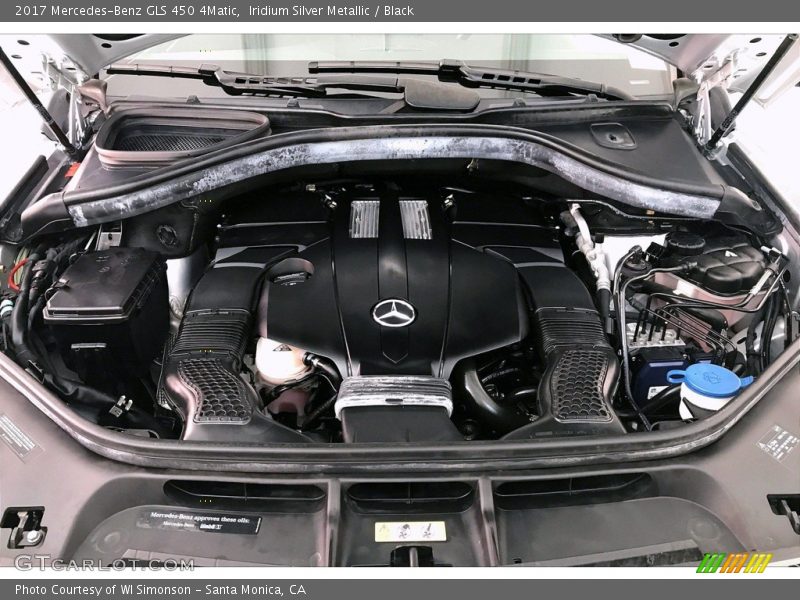 Iridium Silver Metallic / Black 2017 Mercedes-Benz GLS 450 4Matic