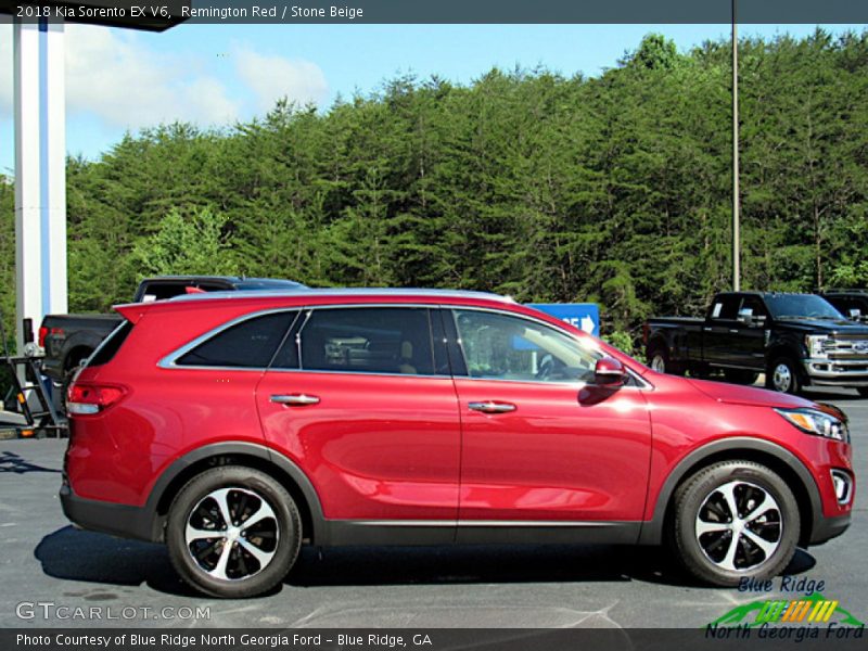 Remington Red / Stone Beige 2018 Kia Sorento EX V6