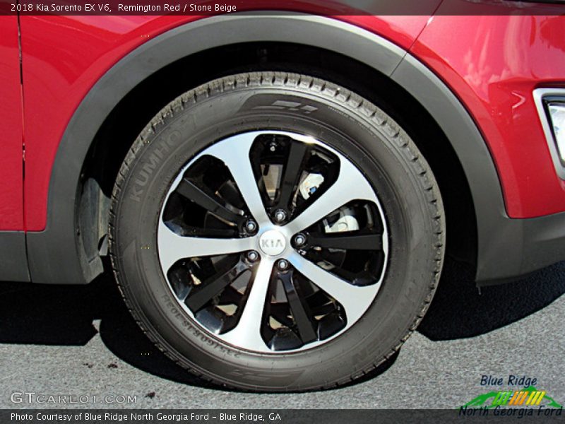 Remington Red / Stone Beige 2018 Kia Sorento EX V6