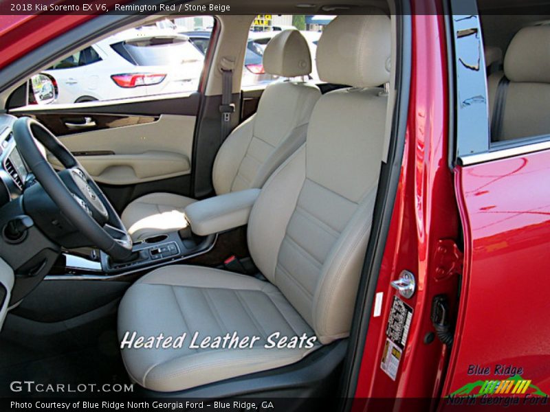 Remington Red / Stone Beige 2018 Kia Sorento EX V6
