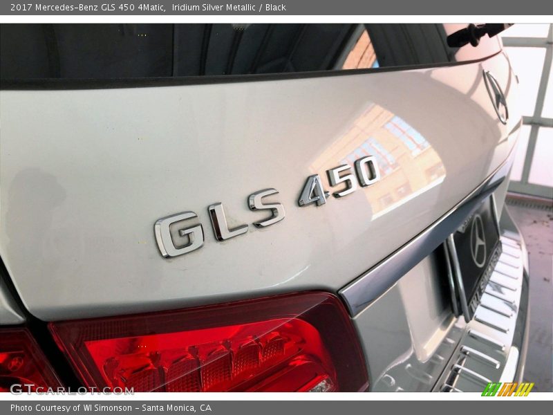 Iridium Silver Metallic / Black 2017 Mercedes-Benz GLS 450 4Matic