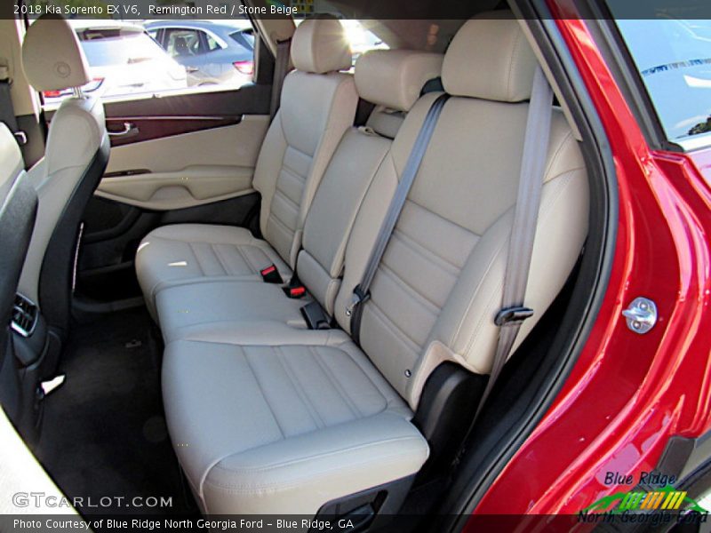 Rear Seat of 2018 Sorento EX V6