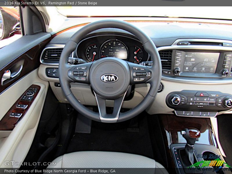 Dashboard of 2018 Sorento EX V6
